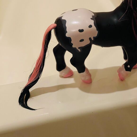 Breyer Black & Pink Appaloosa Jasmine the Horse Color Changing Bath Toy 8" - Picture 5 of 16